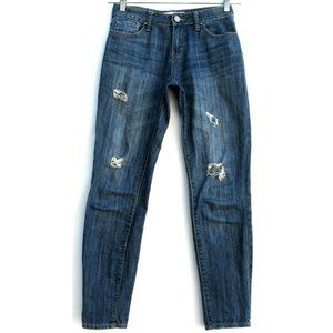 RSQ Jeans Chelsea Girlfriend Skinny Distress Sz 3